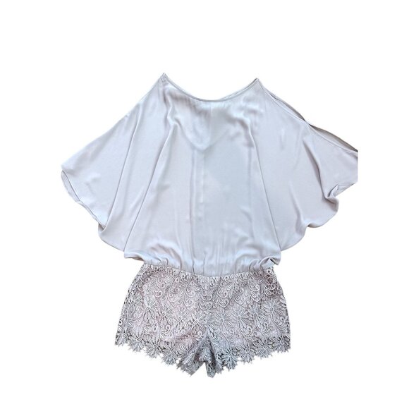 Women's Rubber Ducky Productions Mauve Romper, size medium - Picture 2 of 14